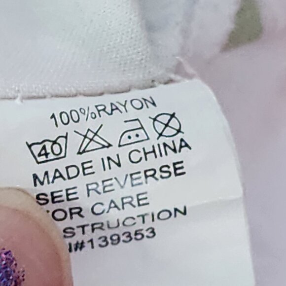 Ace White Yellow Orange Green Sunflowers Smocked Waist Drop Shoulder Maxi Sz 1X - Picture 16 of 16